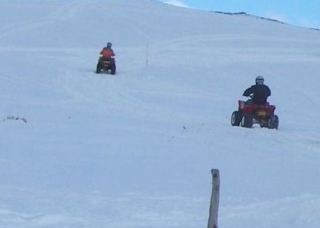  Quads en la nieve 